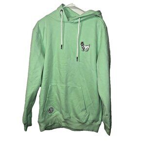 GOAT USA Light Green Hoodie Size Large NWT